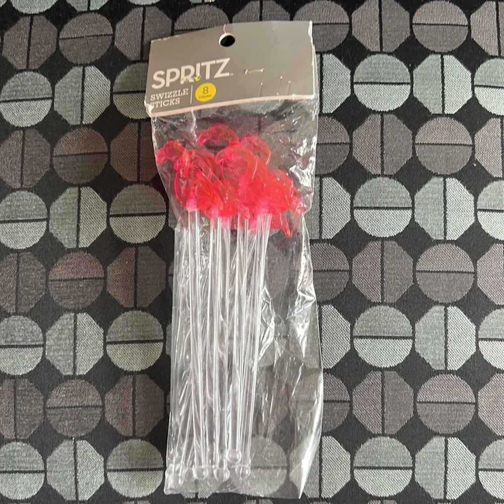Pink Flamingo Swizzle Sticks 6 Count TARGET